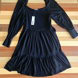 BB Dakota Let's Go Crazy Black  Womens Dress. Size Small, New With Tags